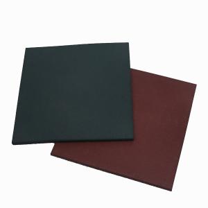 Wholesale Outdoor 15mm Rubber Gym Flooring Mats , 50*50cm Workout Floor Mats from china suppliers