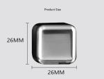 SGS Stainless Steel Reusable Ice Cubes Square Whiskey Cooling Rocks Bar Tool Set