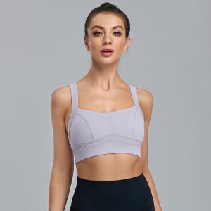 Wholesale Womens Cross Strappy Plus Size Sports Bra Running High Elastic Active Stretch from china suppliers