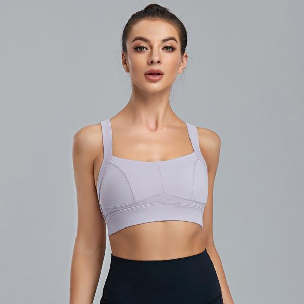 Womens Cross Strappy Plus Size Sports Bra Running High Elastic Active Stretch
