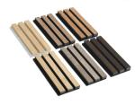 Slat Wood Acoustic Panels 21mm Wall Ceiling Decoration Sound Proof Insulation