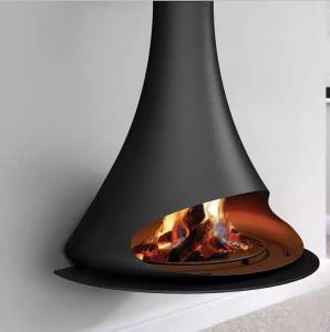 Wholesale Europe Indoor Wood Burning Stove Decorative Suspended Ceiling Fireplace from china suppliers