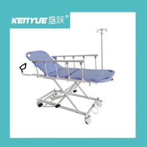 Wholesale Hydraulic Ambulance Stretcher Trolley Blue For Hospital Medical from china suppliers