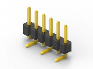 Wholesale Reverse Feet SMD Male Pin Header Connector 6 Pins Contact Resistance 20mΩ Max from china suppliers
