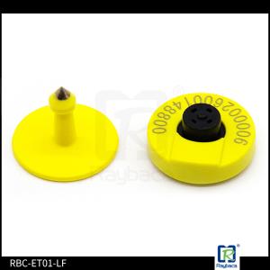 Wholesale Cattle 350N 30mm*13mm 125KHz TPU LF RFID Animal Ear Tag from china suppliers