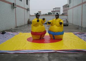Wholesale Nontoxic PVC Tarpaulin Inflatable Sumo Street Games With Helmets N Gloves from china suppliers