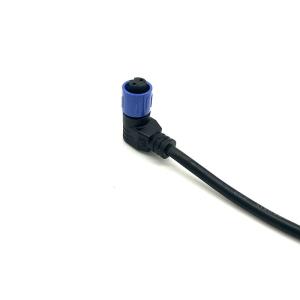 Wholesale Nylon M12 Male Female Connector L90 Multi Pin Electric Customized Length from china suppliers