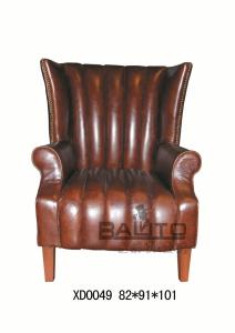 Wholesale antique style hotel leather chair furniture,#XD0049 from china suppliers