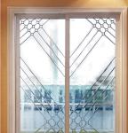 decorative glass usded in French door