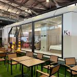 Galvanized Steel Structure Prefabricated Capsule Houses Outdoor Integrated