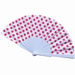 Fashion custom printing Plastic Hand Fan for dancing party and events