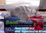 clear front mylar foil metallic Black Zip Lock Bag pouch, Black mylar Foil