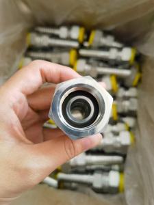 Wholesale Standards Carbon Steel Hydraulic Hose Fittings Big Oil Pipe Joint Steel Brake Line Adapters from china suppliers