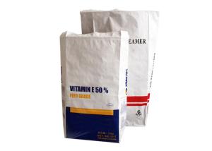 Wholesale block bottom Pe Film Kraft paper Packaging Bags paper sack industrial use from china suppliers