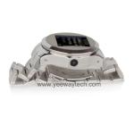 Quadband Cell Phone Watch with Media Player + FREE 2GB TF Card (Silver)