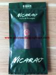 Black Green Printed Five Cigar Humidor Bags