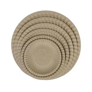 Wholesale Disposable Biodegradable Party Plates 7&quot; Sugarcane Paper Plates from china suppliers