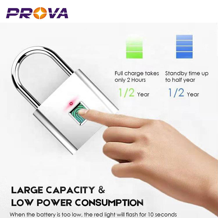 IP65 Waterproof Fingerprint Scanner Device With USB Charging Battery
