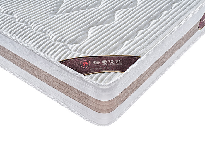 Dust Resistant Hybrid Natural Latex Pocket Spring Mattress Thickened Hypoallergenic