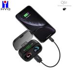 IPX5 Waterproof 10m Power Bank Earphones Danamic Driver For Sports