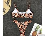 Sexy Leopard Bikinis 2018 Micro Bikini Push up Thong Bikini High Cut Swimsuit