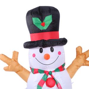 Wholesale 190t Fabric Inflatable Snowman for Holiday Decoration from china suppliers