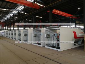 Wholesale 10Units 10,000Liter LPG Skid Plant Cooking Gas Skid Station in Nigeria from china suppliers