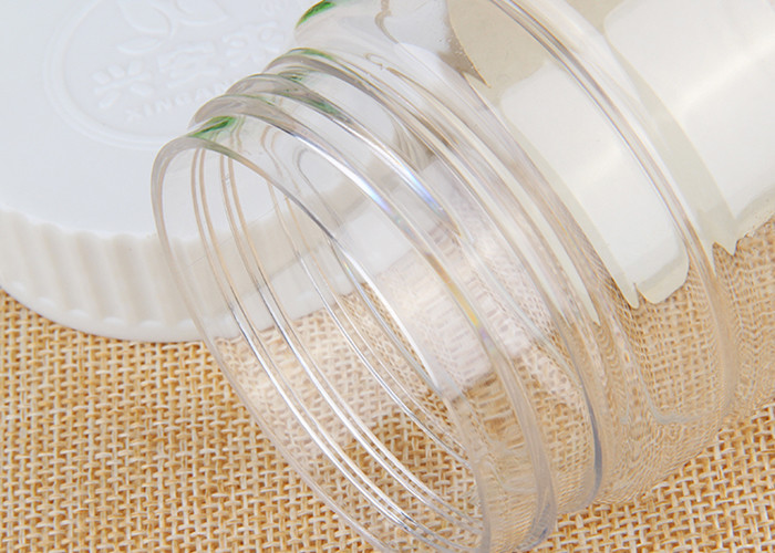 Food Grade 275Ml Dampproof Clear Plastic Packaging Tubes With PP Lid