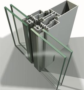 Wholesale Glass Aluminium Curtain Wall Extrusions from china suppliers