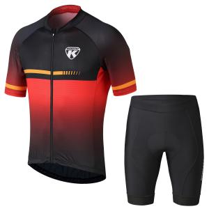 Wholesale Polyester Mens Short Sleeve Cycling Jersey For Road Bike / Mountain Bike from china suppliers