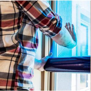Wholesale Customized Temporary Blue Color PE Surface Protective Film For Window Glass from china suppliers