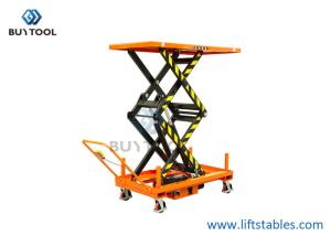 Wholesale Q345B Mobile Scissor Lift Platform Table 2000mm 1000kg from china suppliers
