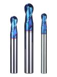 2-Blade Tungsten Steel Ball End Milling Cutter Nano-Coated Carbide Cutting Tool