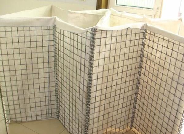 CS Zinc-plated military explosion-proof cage wall, buckle-type sandbag net