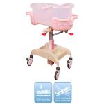 Three Color Adjustable Hospital Baby Crib Medical Mordern