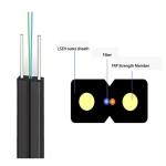 FTTH INDOOR OUTDOOR GJYXCH OPTICAL FIBER DROP CABLE FRP 1 2 4 CORE FIBER OPTIC