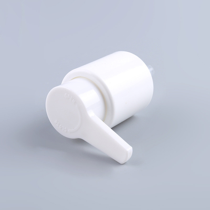 smooth left right opening cosmetic lotion pump sprayer head plastic lotion pump head