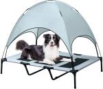 Indoor and Outdoor Beach Durable Oxford Fabric Elevated Dog Cot with Canopy
