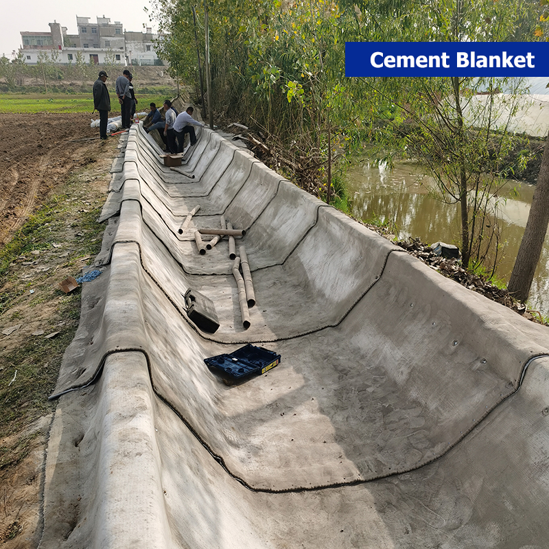 Traditional Design 14Mpa Cement Canvas Blanket for Easy Ditch and Canal Construction