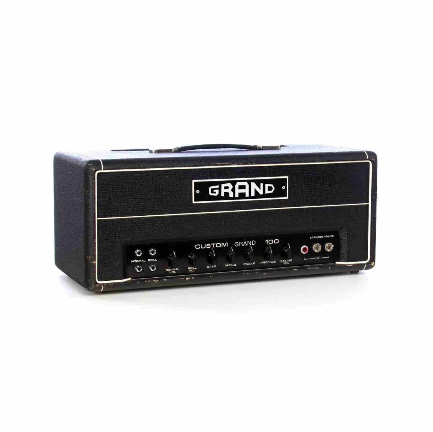 Custom Vintage 1969 Grand Dr103 HIWATT Style 100W Custom Handwired Tube Electric Guitar Nbass AMP Amplifier Head