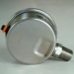 50mm All Stainless Steel Pressure Gauge 14 Psi 1 Bar Glycerine Filled Vacuum