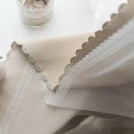 Polyester Linen Cotton Fabric Blackout Solid Color Curtain Fabric