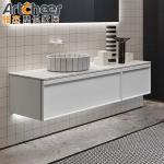 Bathroom Vanity Set 42 inch Modern Single Sink Living Room Floating Wall Mounted