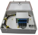 12 Ports Fiber Optic Termination Cabinet , Optical Network Terminal Box