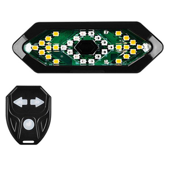 Bicycle Bike Tail Light Set Remote Control Rechargeable with Battery Power Supply