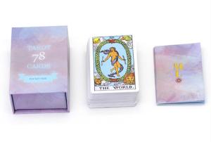 Wholesale 400gsm Coated Paper Tarot Cards 78 Oracle Cards With Magnetic Box from china suppliers