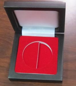 Wholesale Luxury Wooden Coin or Medal Boxes with sterio outside top from china suppliers