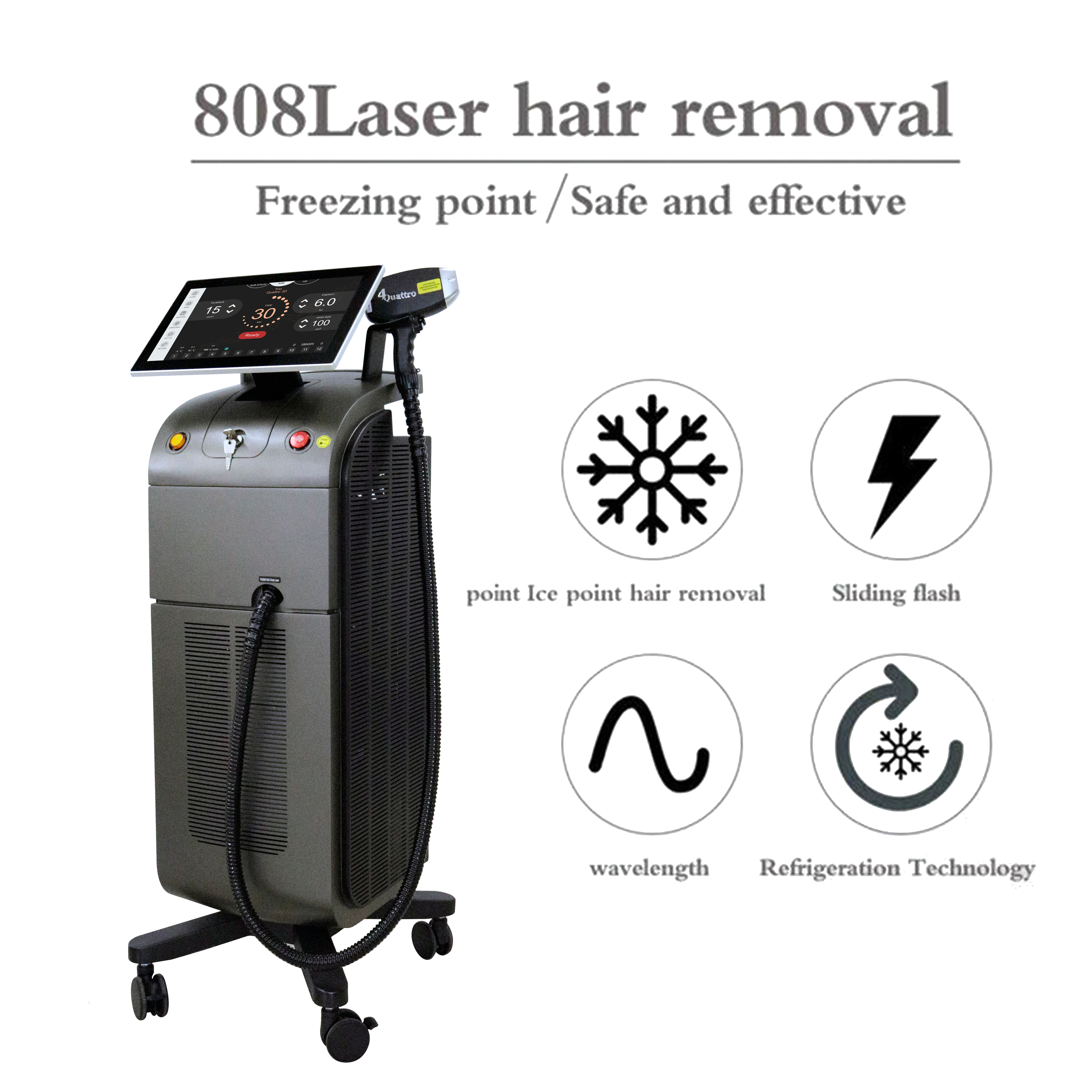 600 USD Ship 1064nm 940 808 755 Diode Laser Hair Removal Ice Platinum 755 808 1064 Diode Laser with ISO CE ISO