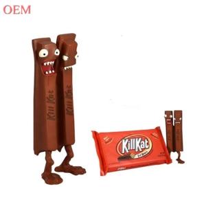 Wholesale Custom Design 3D Kill Kat Plastic Made Chocolate Vinyl Figure from china suppliers
