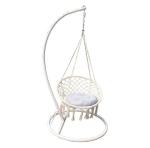 Stain Resistant Hammock Swing Chair Machine Washable Hammock Chair With Tassels